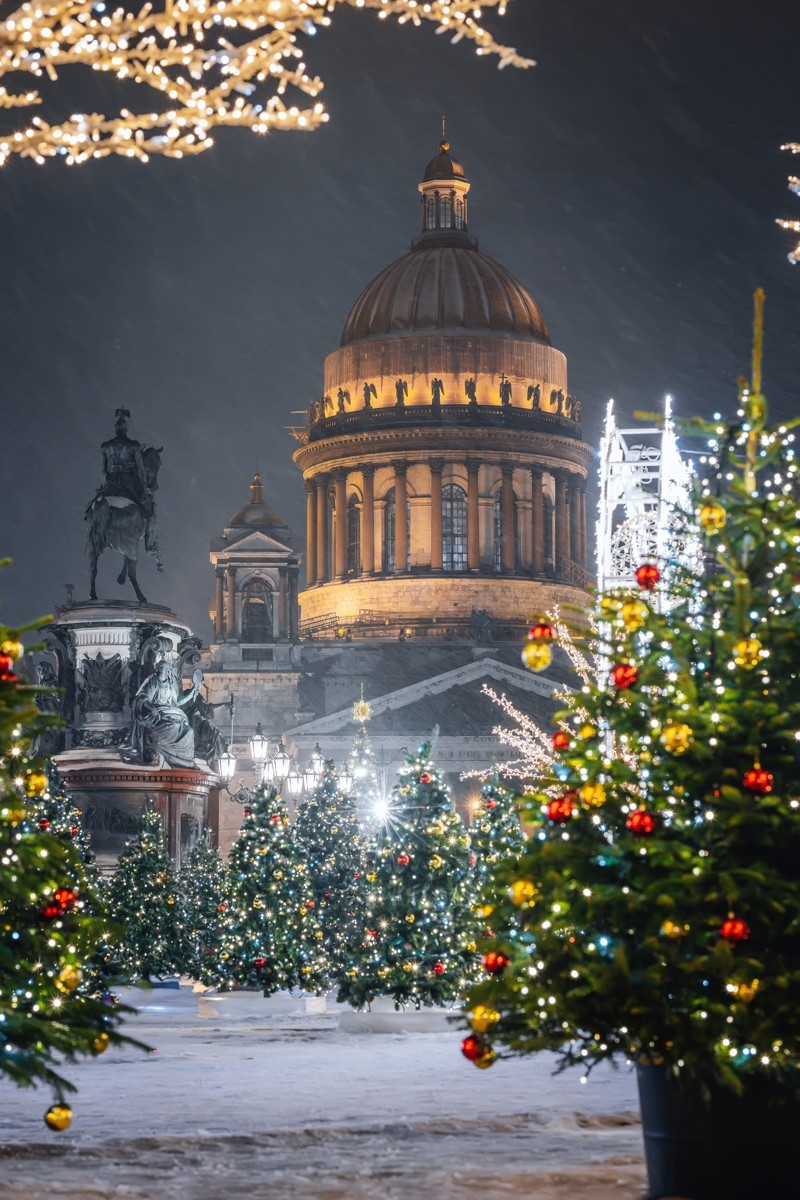 New Year in Saint Petersburg