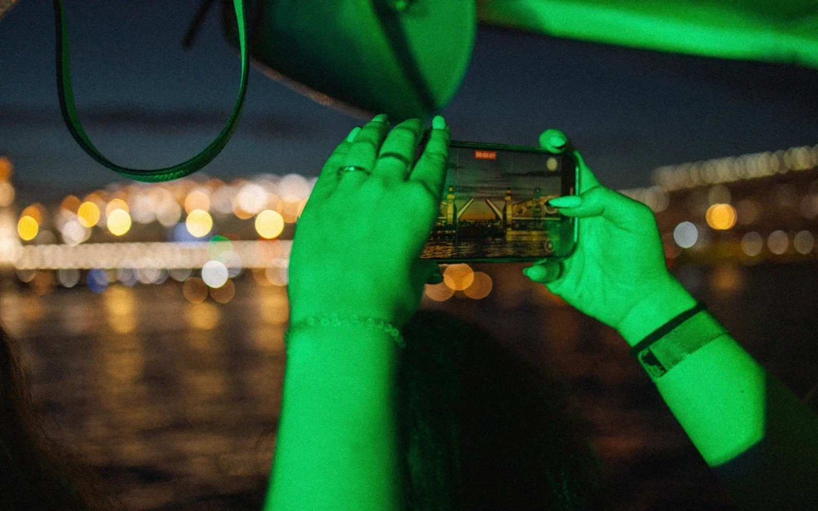 Night disco on the boat 