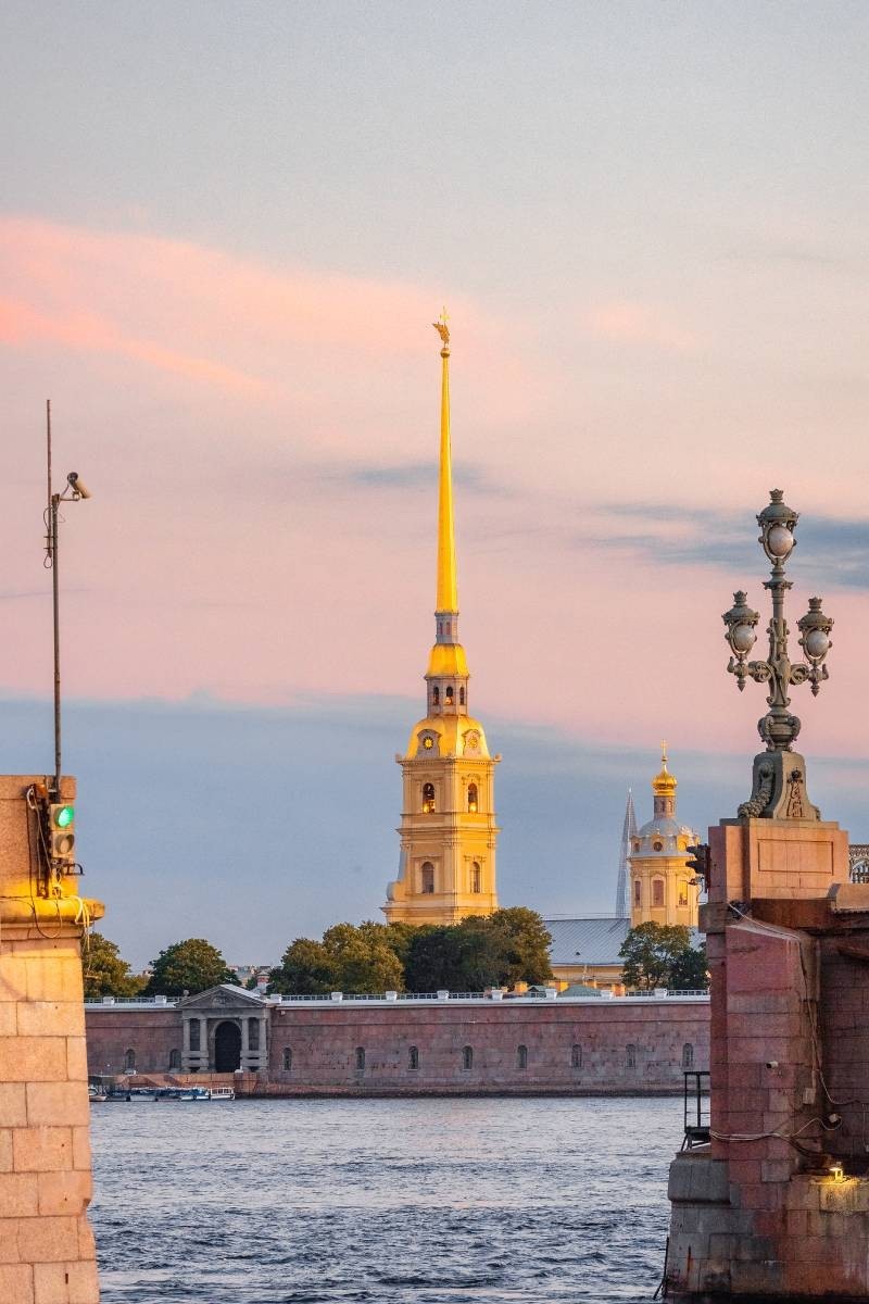 Peter and Paul Fortress from the water