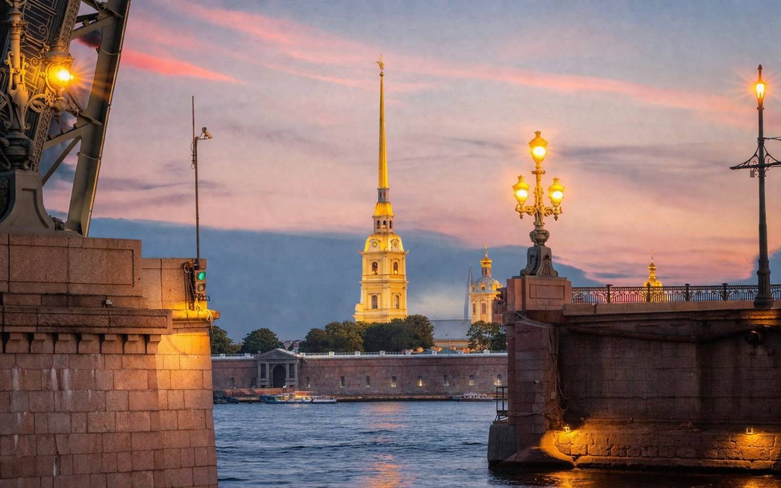 Peter and Paul Fortress from the water