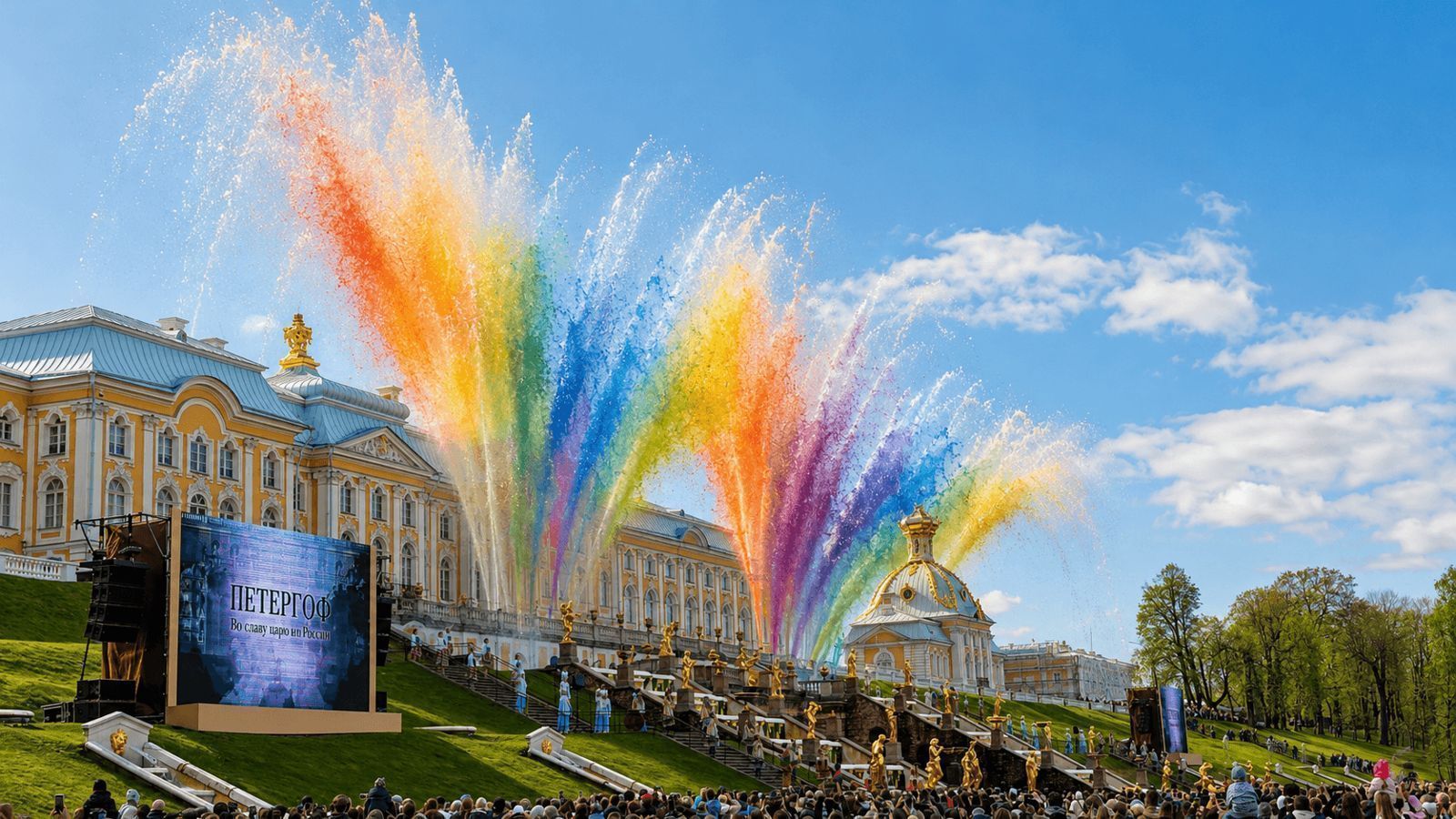 Fountain Opening Celebration - Tour to Peterhof