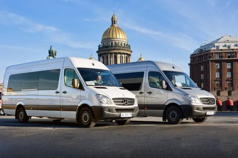 Minibus rental in St. Petersburg for 18 seats - Mercedes
