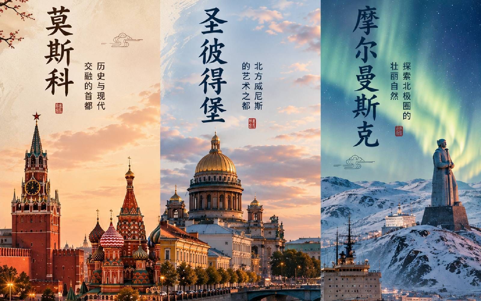Russia Classic and Arctic 9-Day Tour | Moscow · St. Petersburg · Murmansk