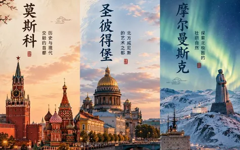Russia Classic and Arctic 9-Day Tour | Moscow · St. Petersburg · Murmansk
