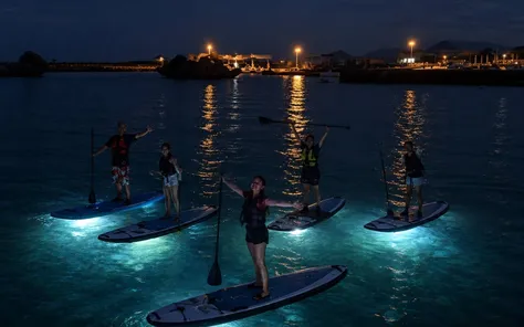 Glowing plankton in Nha Trang: a night SUP tour