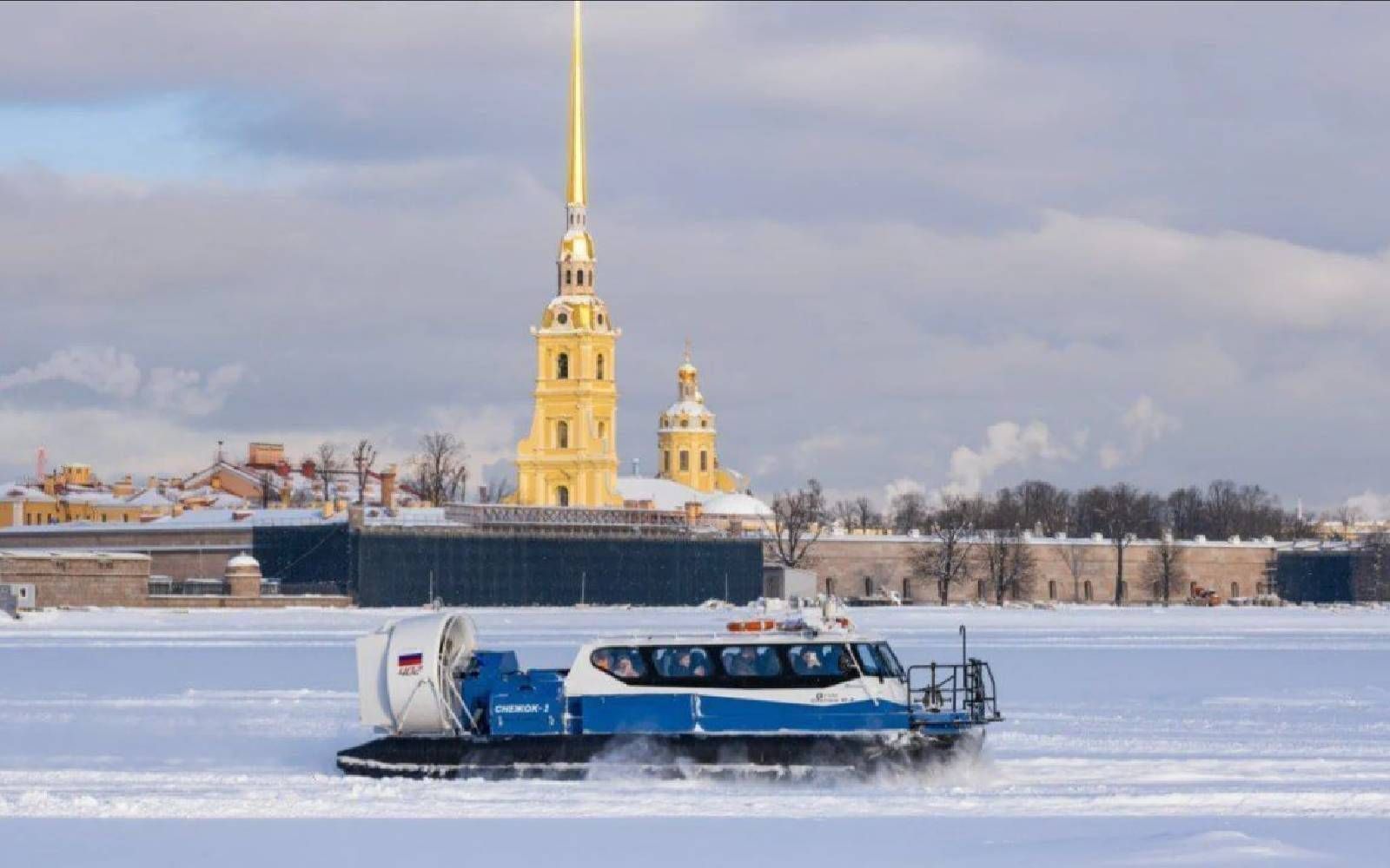 Ice and Sky: A Winter Hovercraft Ride.