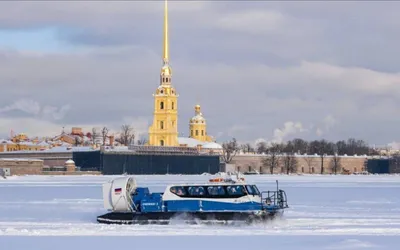 Ice and Sky: A Winter Hovercraft Ride.